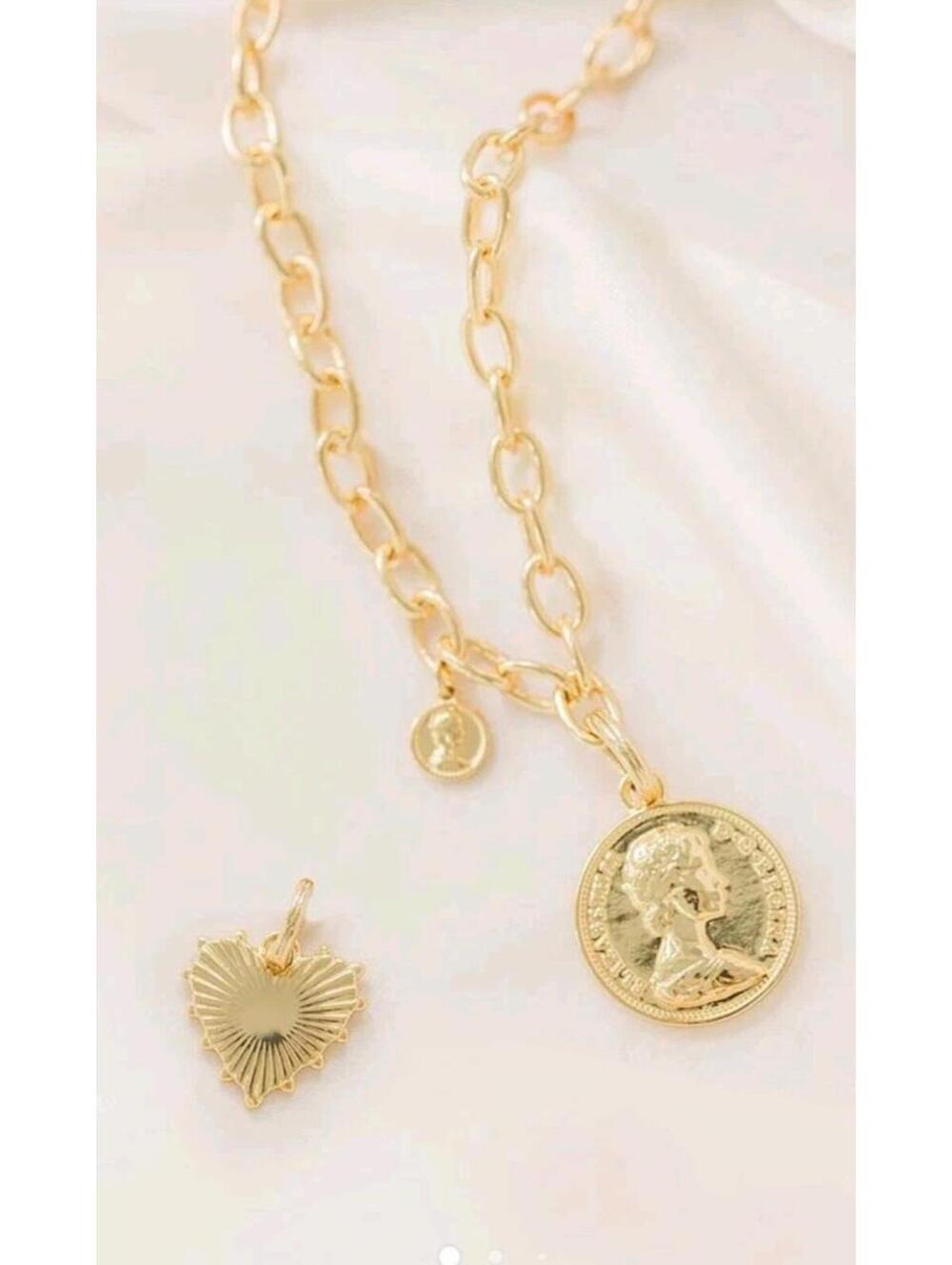 Harper Meyers + CoNecklace + Heart Charm Bundle New